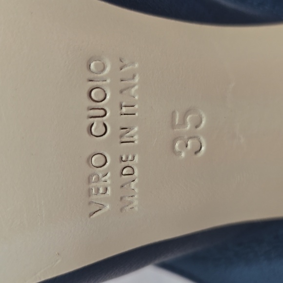 8 by YOOX leather heeled sandals, size EU 35/US 5. Made in Italy - Picture 8 of 8